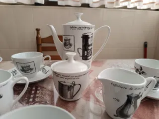 Juego de café de porcelana