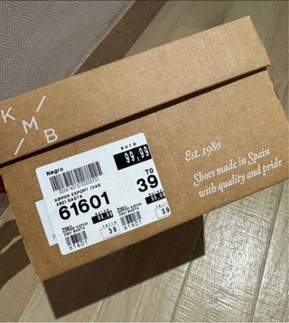 Zapatos KMB Piel Estilo Oxford Brogue Negros