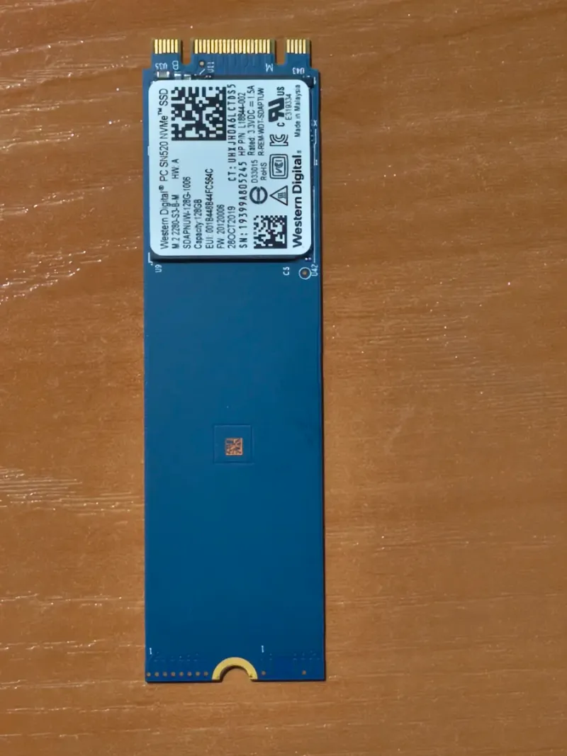 Disco Duro SSD Western Digital 128GB M.2