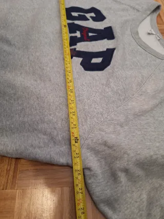 Sudadera GAP gris boxy cropped fit XS