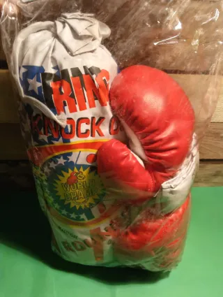 Sacco da boxe + guantoni Knock Down