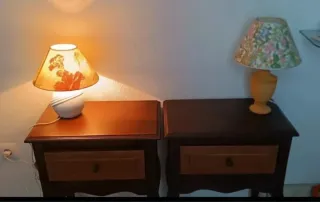 Mesitas de noche de madera