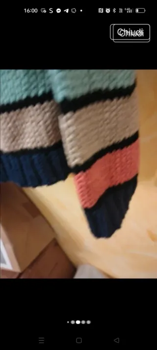 Maglia cotone a fasce