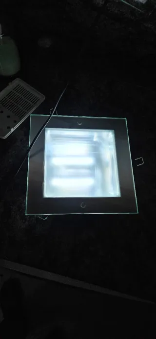 2 Focos LED Empotrables Cuadrados