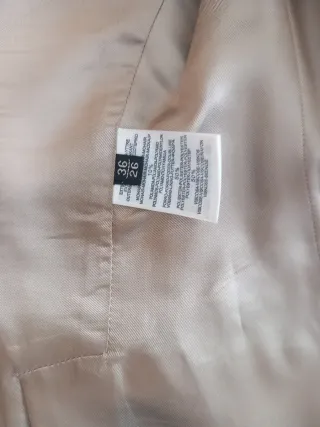 Chaqueta Massimo Dutti Raya Gris Talla S