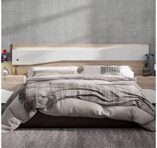 Cabecero de cama con luz LED