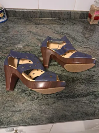 Sandalias ADN,  azul marinado, extrenar