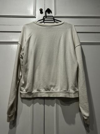 Sudadera Harvard University Blanca