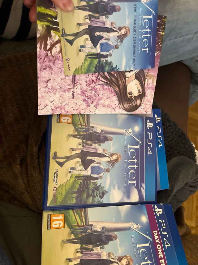 Colección Root Letter y last answer PS4 especial