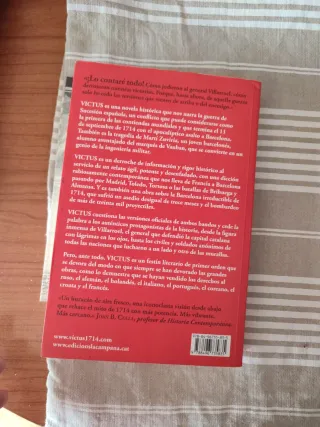 Victus (edición en castellano): Barcelona 1714