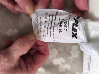 Almohada Visco Tencel Beige/Blanco