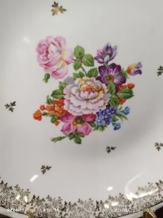 Vassoio in porcellana francese vintage