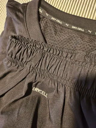 Conjunto Puma Camiseta y Shorts Running Negro