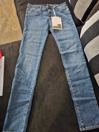 Love Moschino Vaqueros Mujer Azules