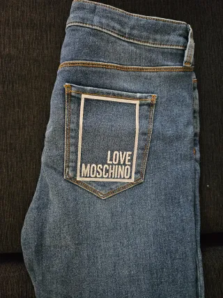 Love Moschino Vaqueros Mujer Azules