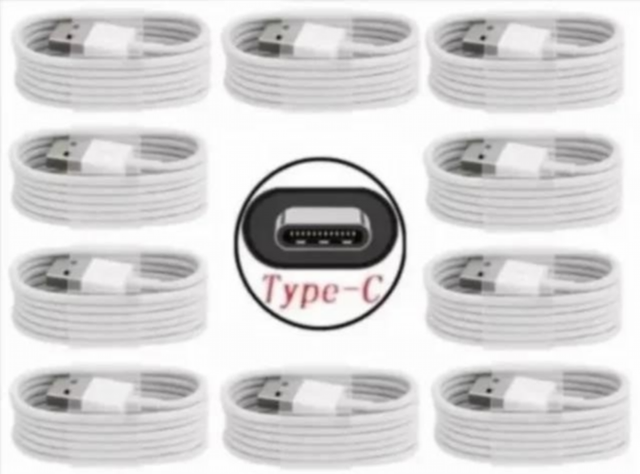 Lote de 10 cables USB a USB‑C Nuevos a estrenar.