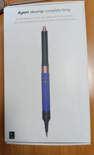 Dyson Airwrap Azul y Dorado