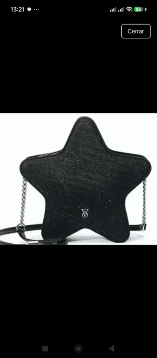 Bolso Victoria's Secret Estrella Negro