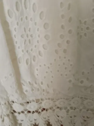 Vestido Ibicenco Blanco Talla Única