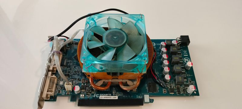 Gigabyte Nvidia 9800 GTX 1GB PCI Express afbeelding 2