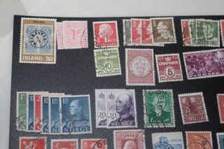 Lote Sellos Islandia, Finlandia, Dinamarca, Suecia