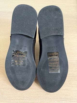 Botines negros talla 38