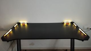 URGENTE Mesa Gaming RGB LED 120cm Escritorio Gamer