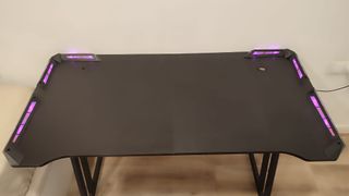 URGENTE Mesa Gaming RGB LED 120cm Escritorio Gamer