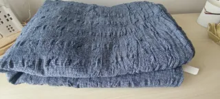 2 Fundas Almohada Zara Home 70x90 Algodón Lino