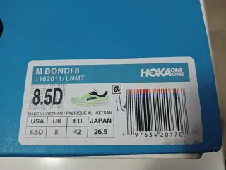 Zapatilla Hoka Bondi 8 Mujer/Hombre talla 42