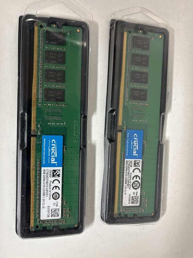 2x Crucial 8GB DDR4 RAM afbeelding 2