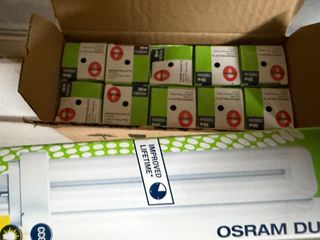 11 Lampadine fluorescenti Osram Dulux D 26W G24d-3