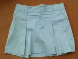 Minifalda azul talla 16