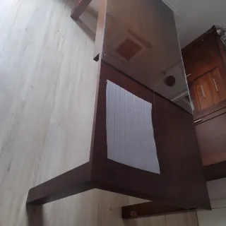 Mesa comedor extensible de carro 140-210/90 madera