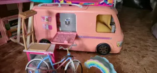 Casa Barbie, Autocaravana, Auto e Bambole