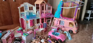 Casa Barbie, Autocaravana, Auto e Bambole