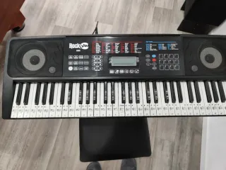 Teclado RockJam RJ761 con soporte y banqueta
