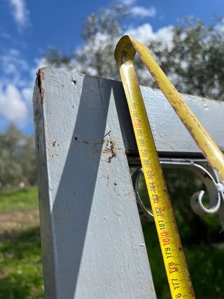 Puerta madera reja decorativa RECOGER CASABERMEJA