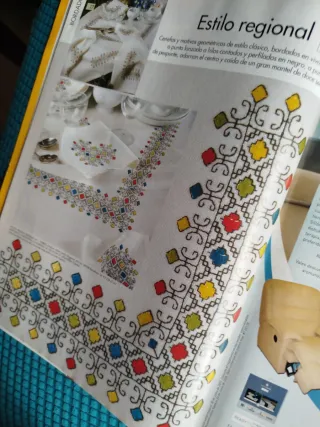 Revista Vintage Labores del hogar bordado y labore