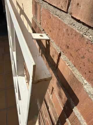 Rejas de acero blancas