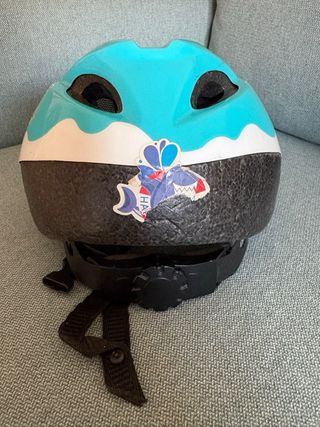 Casco bici infantil azul