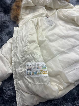 Moncler Piumino Bianco Taglia M