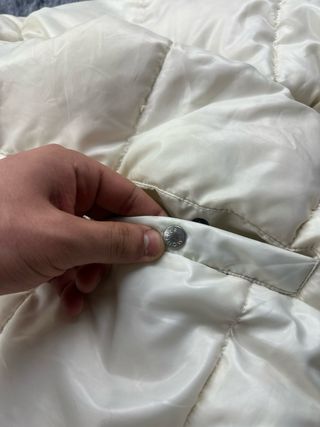 Moncler Piumino Bianco Taglia M
