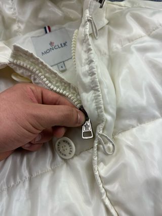 Moncler Piumino Bianco Taglia M