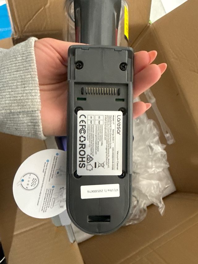 Aspirador inalámbrico Laresar V7 potente