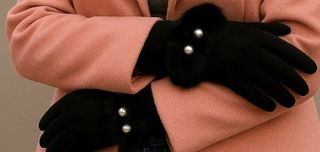 GORRO PESCADOR NEGRO Y GUANTES A JUEGO