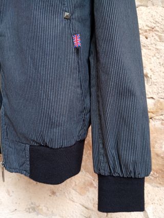 Chaqueta Belstaff Bomber/Biker Negra