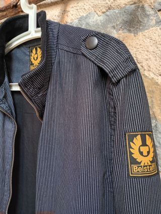 Chaqueta Belstaff Bomber/Biker Negra