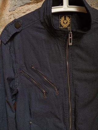 Chaqueta Belstaff Bomber/Biker Negra