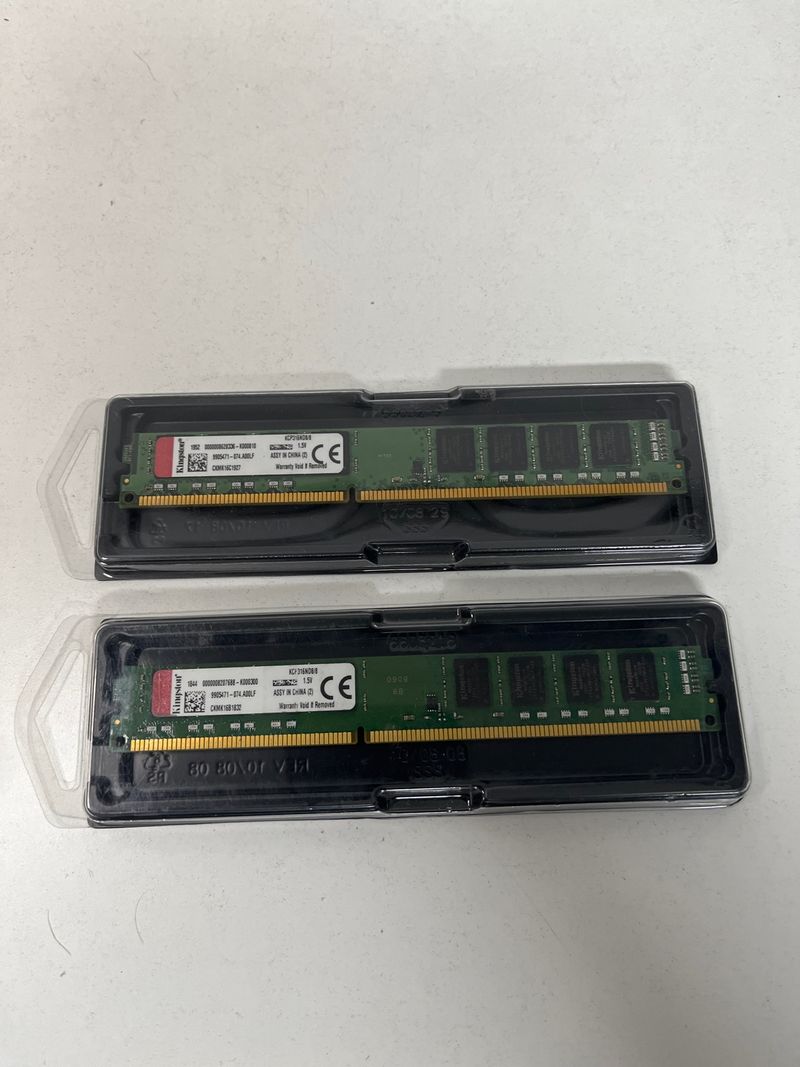 2x Kingston RAM DDR3 8GB